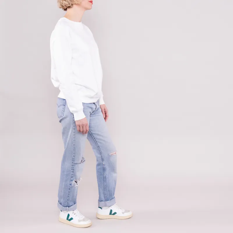 Armor Lux Womens Heritage Sweat Blanc-3