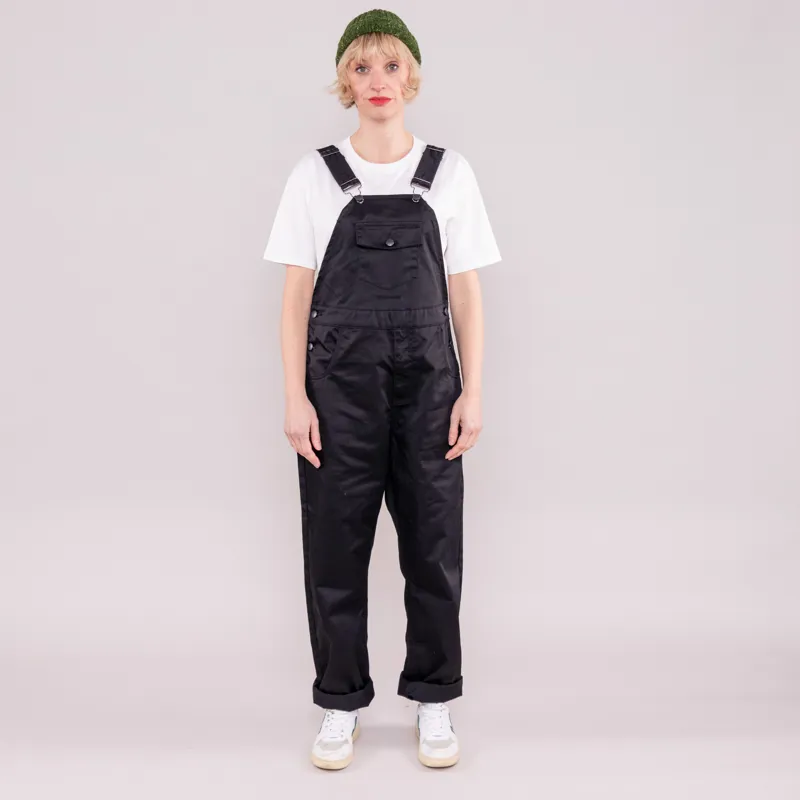 M.C Overalls Polycotton Dungaree Black-1