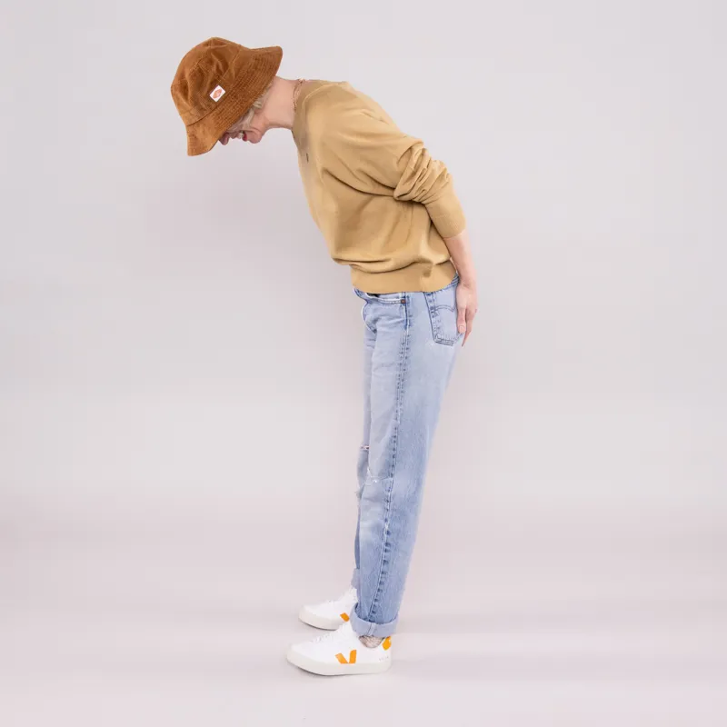 Fred Perry Womens V Neck Jumper Desert-3