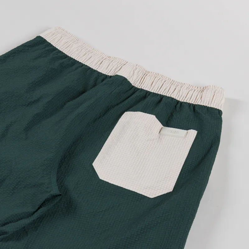 Oas Rex Swim Shorts Dark Green-3