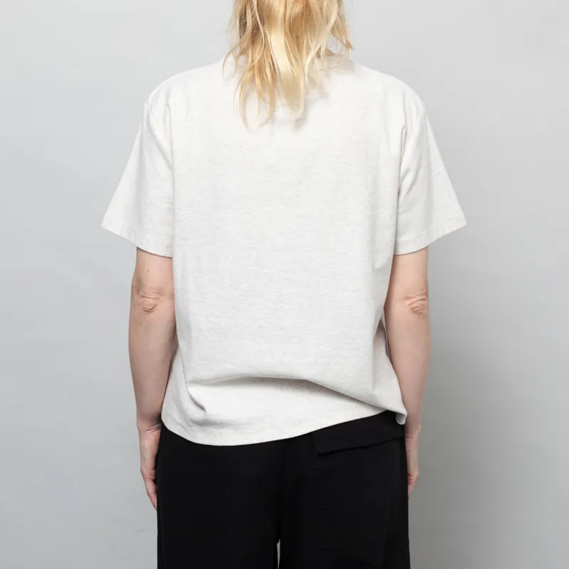 Girls Of Dust Womens Pocket T Shirt Cotton Melange Raffia-3