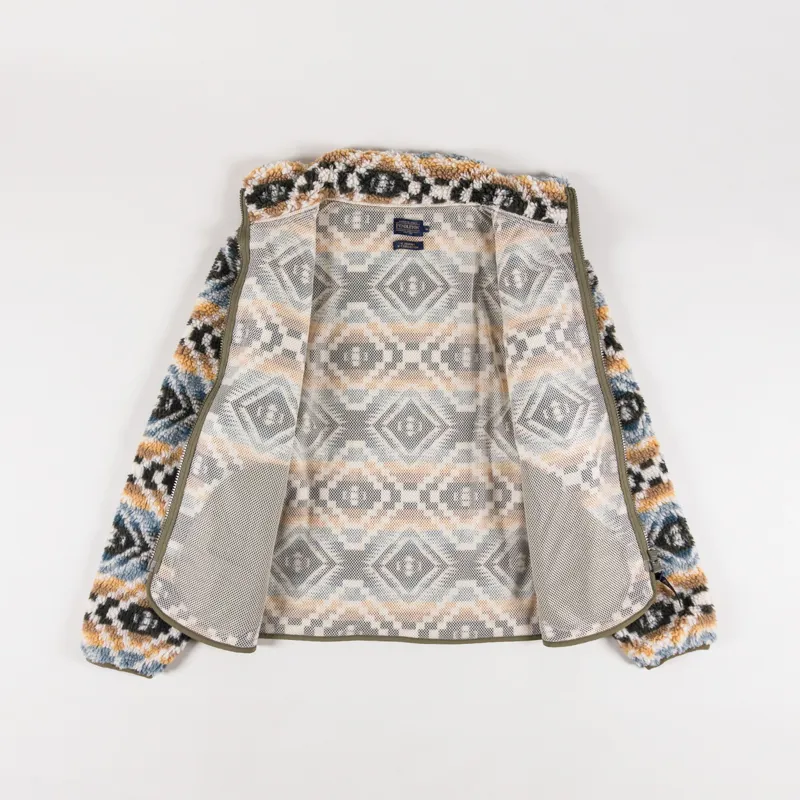 Pendleton Full Zip Fleece Jacket Abiquiu Sky-1