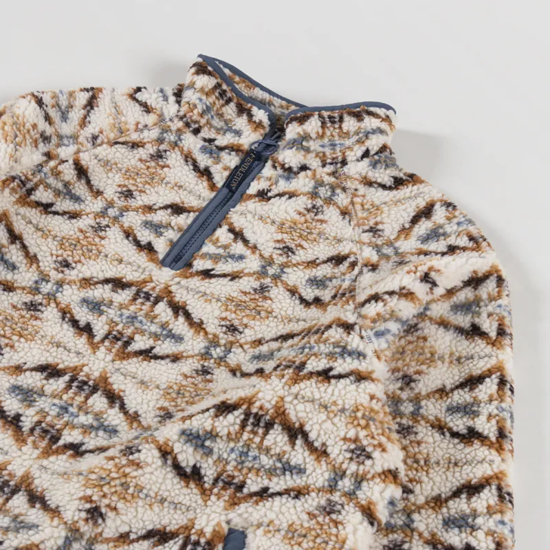 Pendleton Pullover Quarter Zip Fleece Jacket Trapper Peak-2