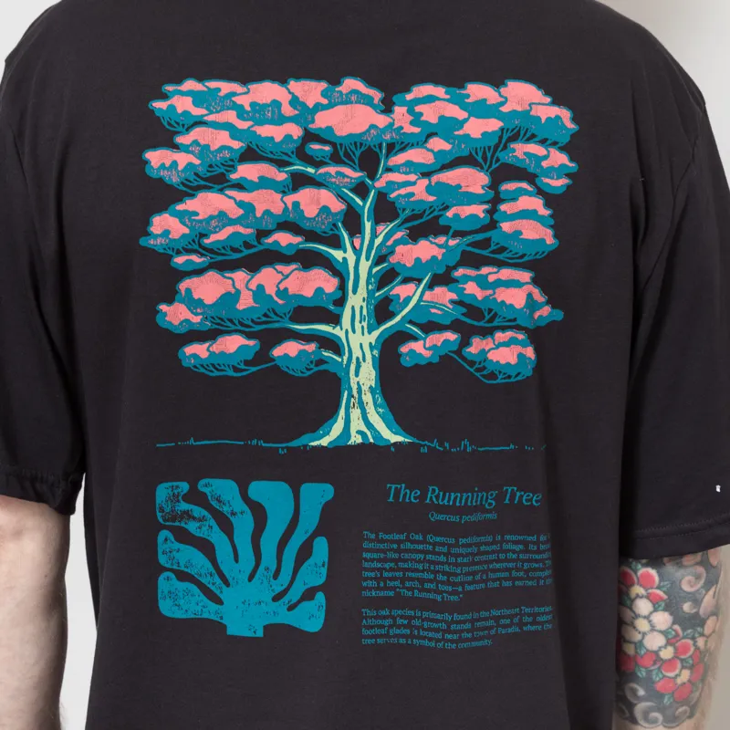 Ciele U-ORTShirt Running Tree T Shirt Black-4