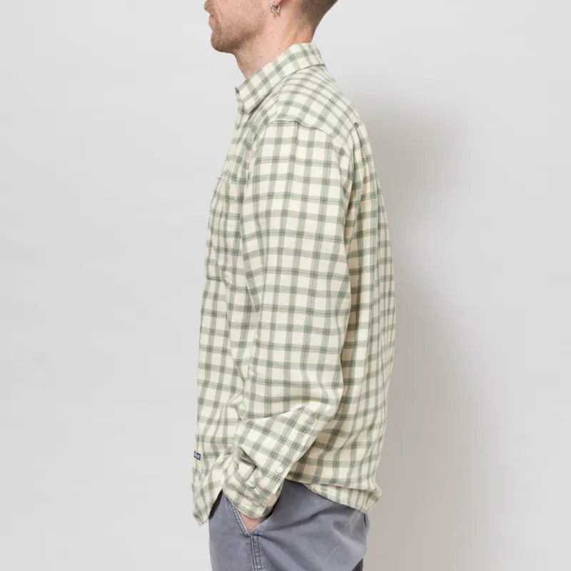 Dubbleware Heritage Check Workshirt Green Plaid-2