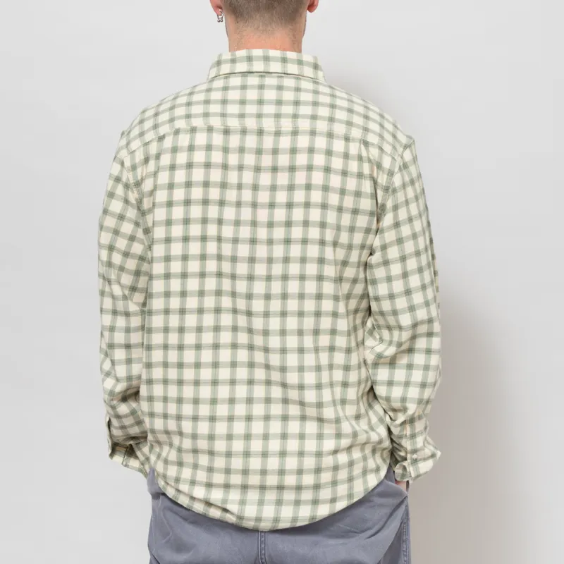 Dubbleware Heritage Check Workshirt Green Plaid-3