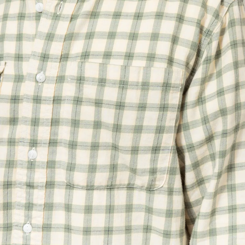 Dubbleware Heritage Check Workshirt Green Plaid-6