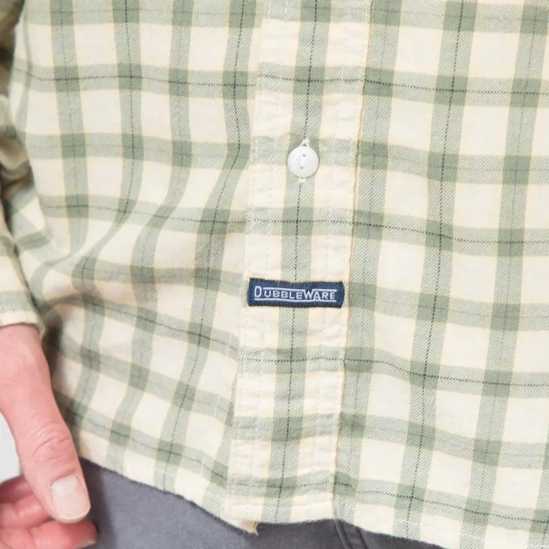 Dubbleware Heritage Check Workshirt Green Plaid-8