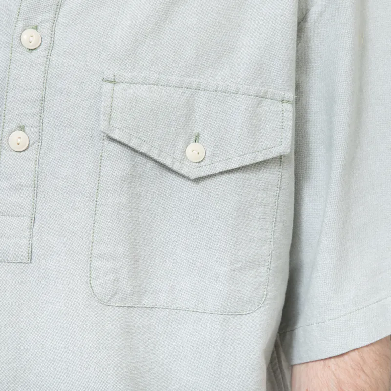 Dubbleware Popover Oxford Shirt Sage-7