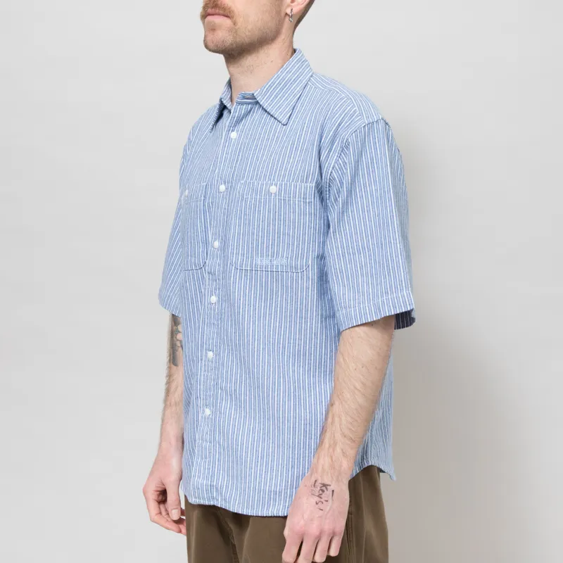 Dubbleware Short Sleeve Workshirt Broken Twill-1