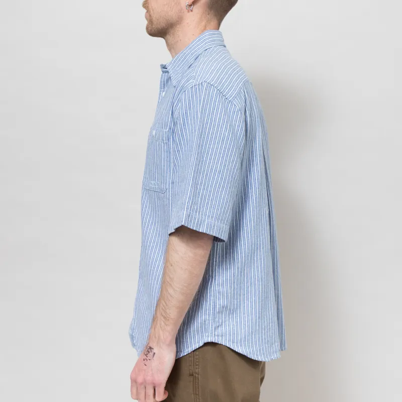 Dubbleware Short Sleeve Workshirt Broken Twill-2