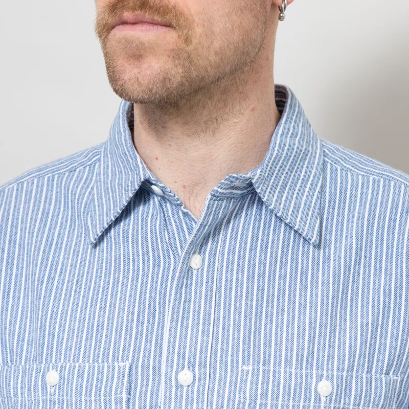 Dubbleware Short Sleeve Workshirt Broken Twill-5