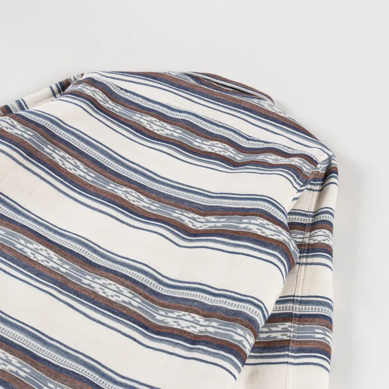 Pendleton Bay City Sherpa Lined Overshirt Saltillo Stripe-5