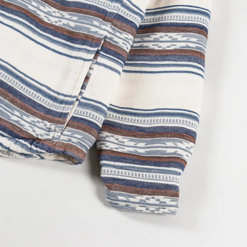 Pendleton Bay City Sherpa Lined Overshirt Saltillo Stripe-10