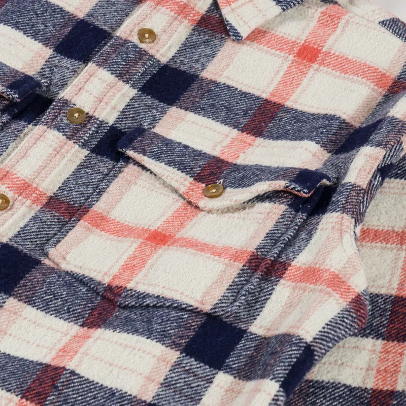 Pendleton Big Pocket Shirt Silver Lining-5