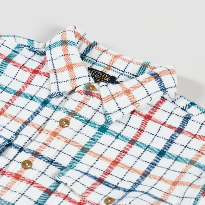 Pendleton Big Pocket Shirt Saxony Blue-4