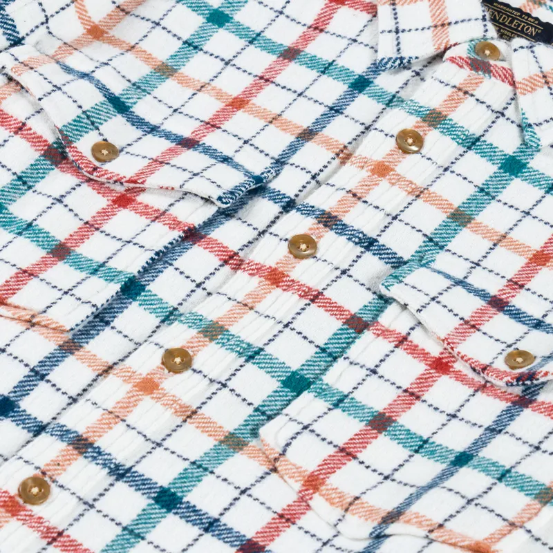 Pendleton Big Pocket Shirt Saxony Blue-5