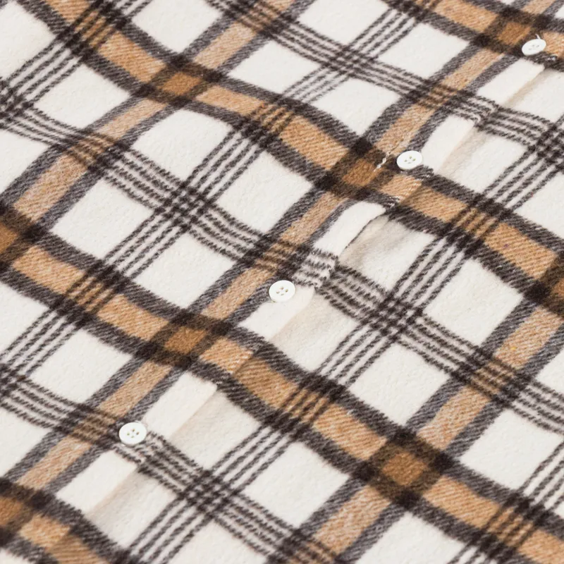 Rhythm Womens Ocean Side Flannel Shirt White-9