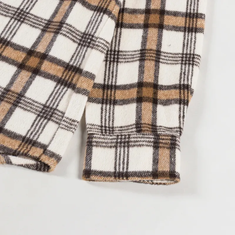 Rhythm Womens Ocean Side Flannel Shirt White-10