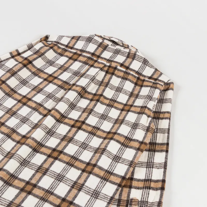 Rhythm Womens Ocean Side Flannel Shirt White-7