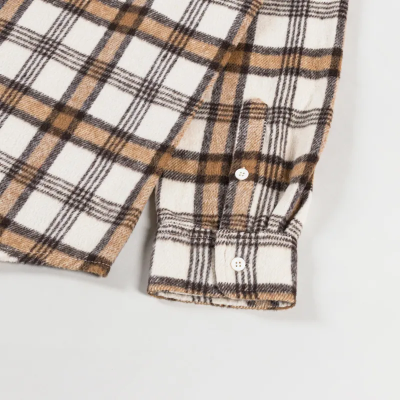 Rhythm Womens Ocean Side Flannel Shirt White-11