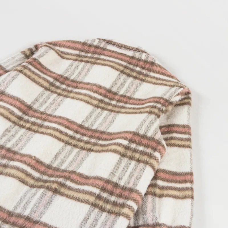 Rhythm Womens Long Check Shacket Latte-7