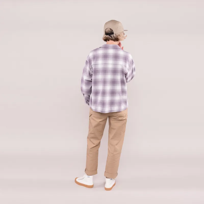 Carhartt WIP Womens Long Sleeve Deaver Shirt Misty Thistle-3