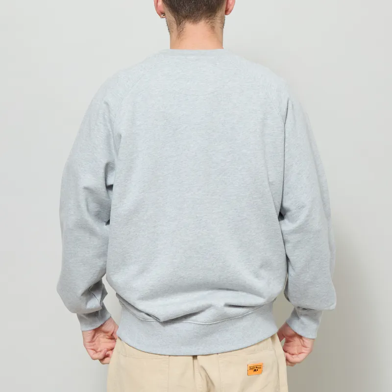 Penfield Original Logo Sweatshirt Athletic Grey Heather-2