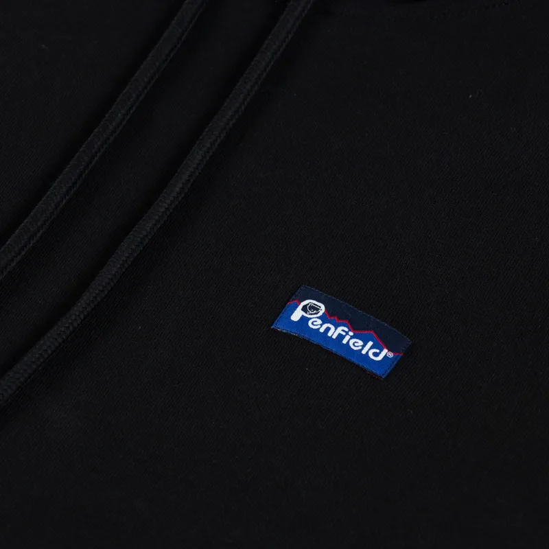 Penfield Original Logo Hoodie Black-4