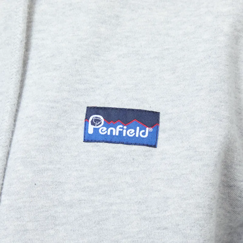 Penfield Original Logo Hoodie Athletic Grey Heather-5