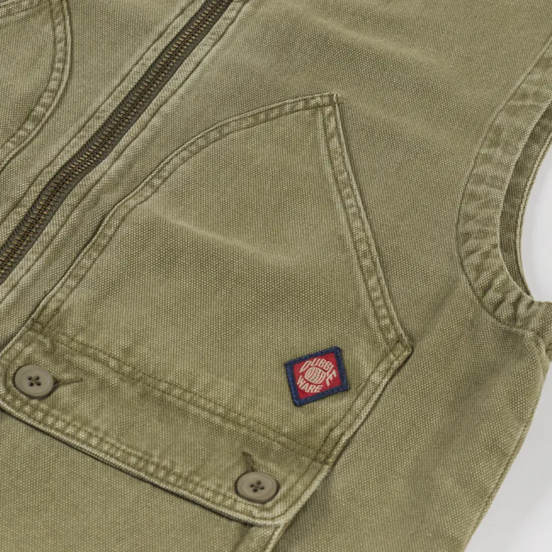 Dubbleware Work Vest Military Green-5
