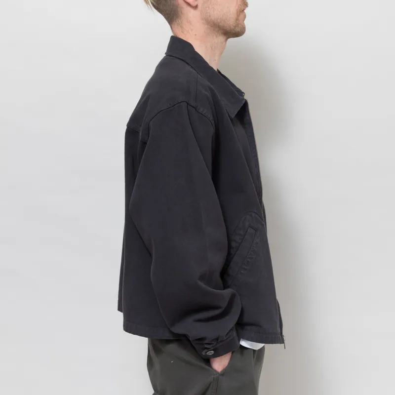 Dubbleware Crop Mechanic Jacket Dark Navy-4