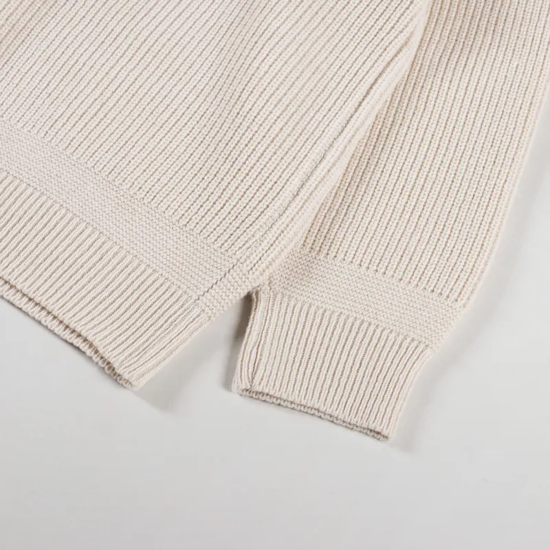 Frizmworks Heavy Wool Round Cardigan Cream-6