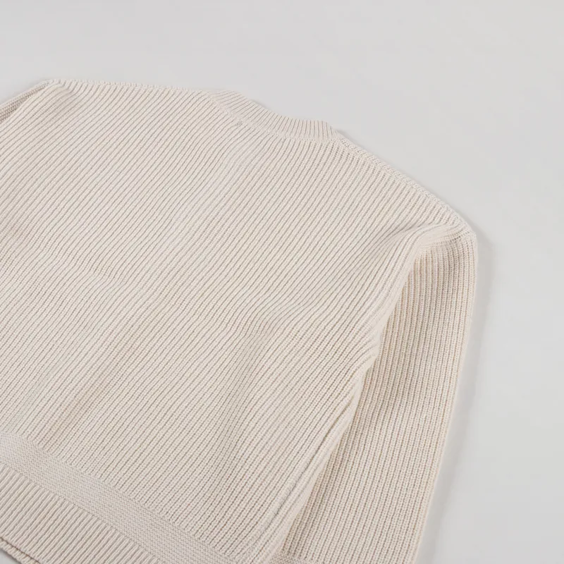 Frizmworks Heavy Wool Round Cardigan Cream-3