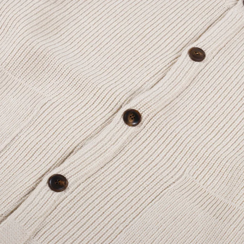 Frizmworks Heavy Wool Round Cardigan Cream-5