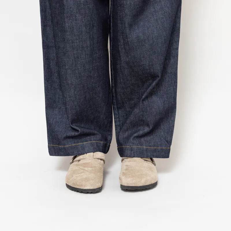 Girls Of Dust Womens British Worker Pants Regenerate Denim Blue-6