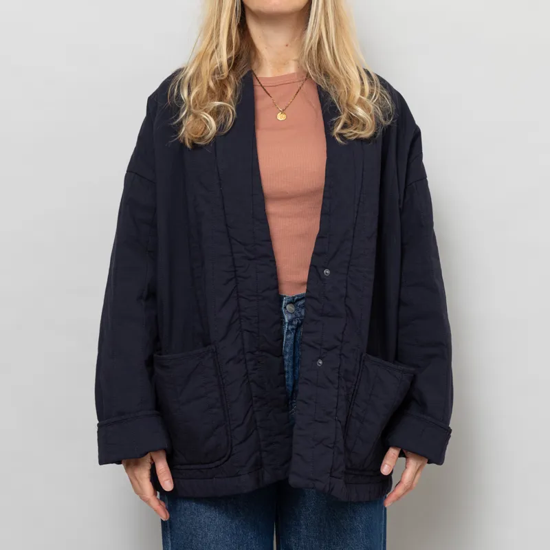 Girls Of Dust Womens EDO Quilted Jacket Inkt 