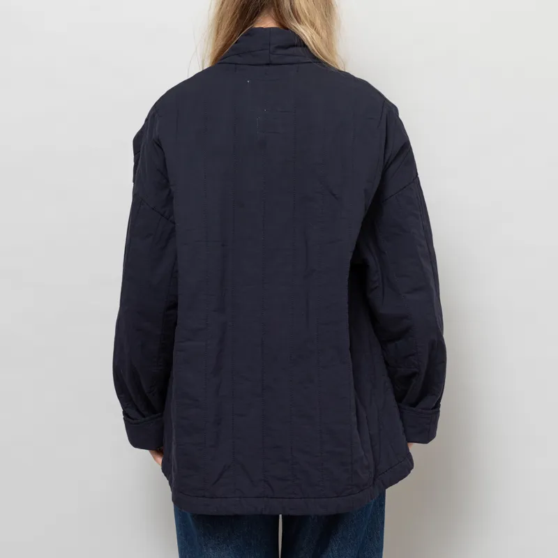 Girls Of Dust Womens EDO Quilted Jacket Inkt -5