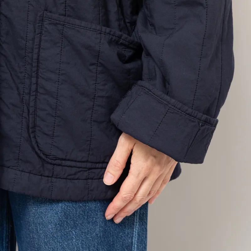 Girls Of Dust Womens EDO Quilted Jacket Inkt -9