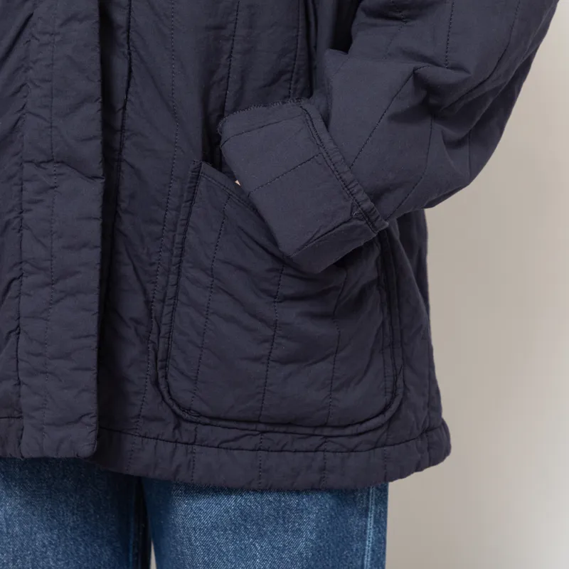 Girls Of Dust Womens EDO Quilted Jacket Inkt -8