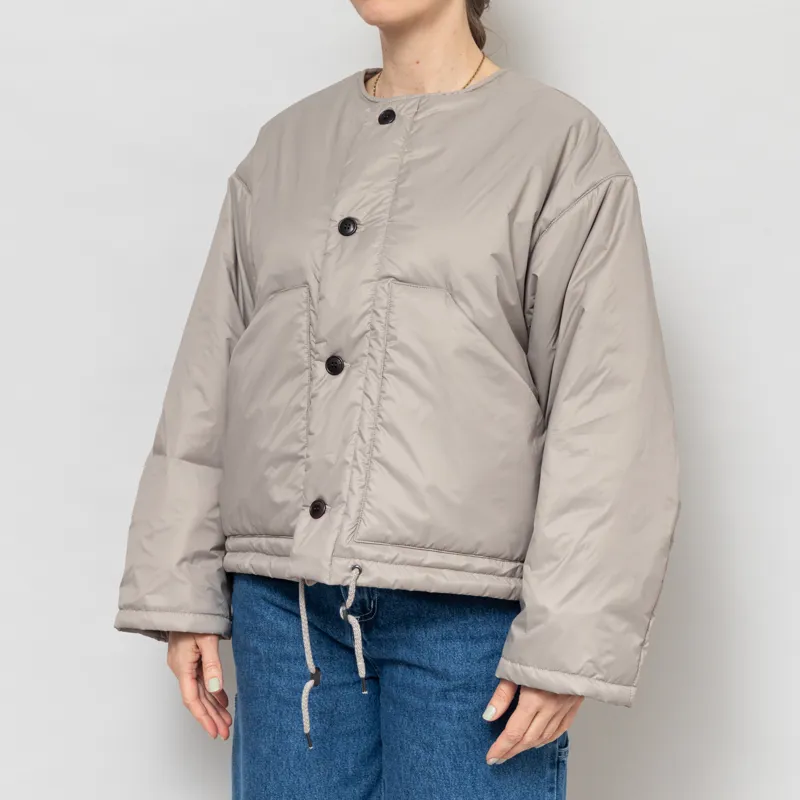 Girls of Dust Womens Nuclear Jacket Padded Fury Nylon Oyster-1