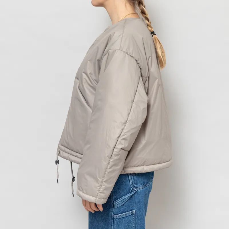 Girls of Dust Womens Nuclear Jacket Padded Fury Nylon Oyster-2