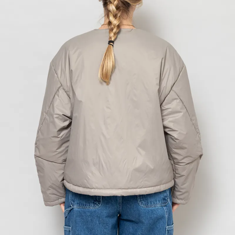 Girls of Dust Womens Nuclear Jacket Padded Fury Nylon Oyster-3