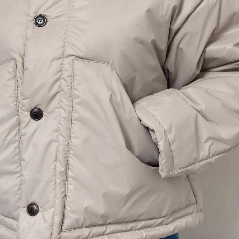 Girls of Dust Womens Nuclear Jacket Padded Fury Nylon Oyster-10