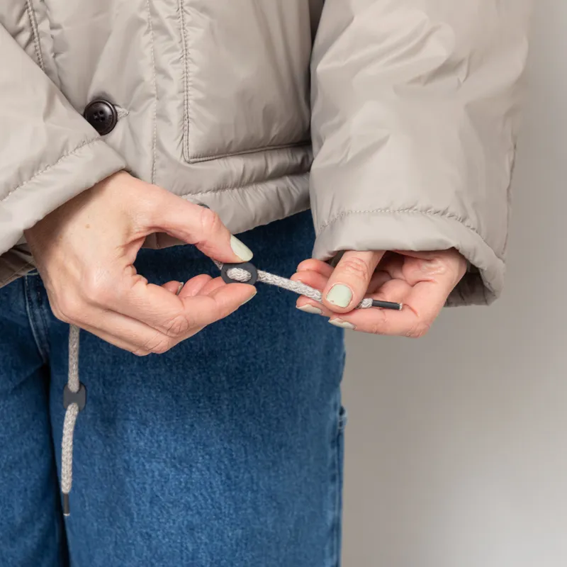 Girls of Dust Womens Nuclear Jacket Padded Fury Nylon Oyster-8