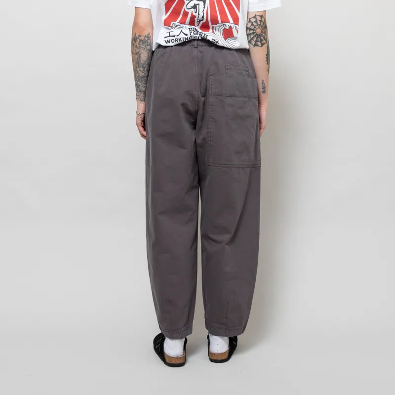 Girls Of Dust Womens Pasha Pants Gabardine Satin Asphalt-3