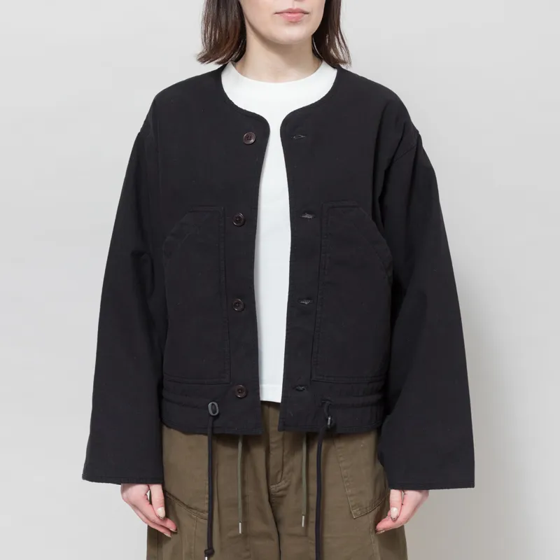 Girls of Dust Womens Neutron Jacket Padded Cotton Faded Black