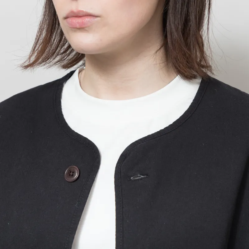 Girls of Dust Womens Neutron Jacket Padded Cotton Faded Black-3