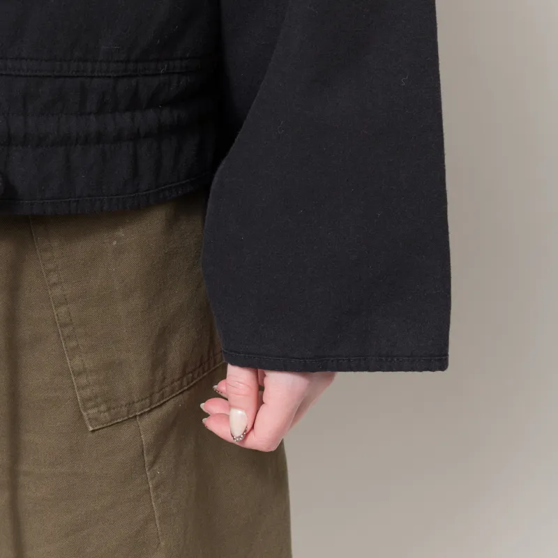 Girls of Dust Womens Neutron Jacket Padded Cotton Faded Black-8