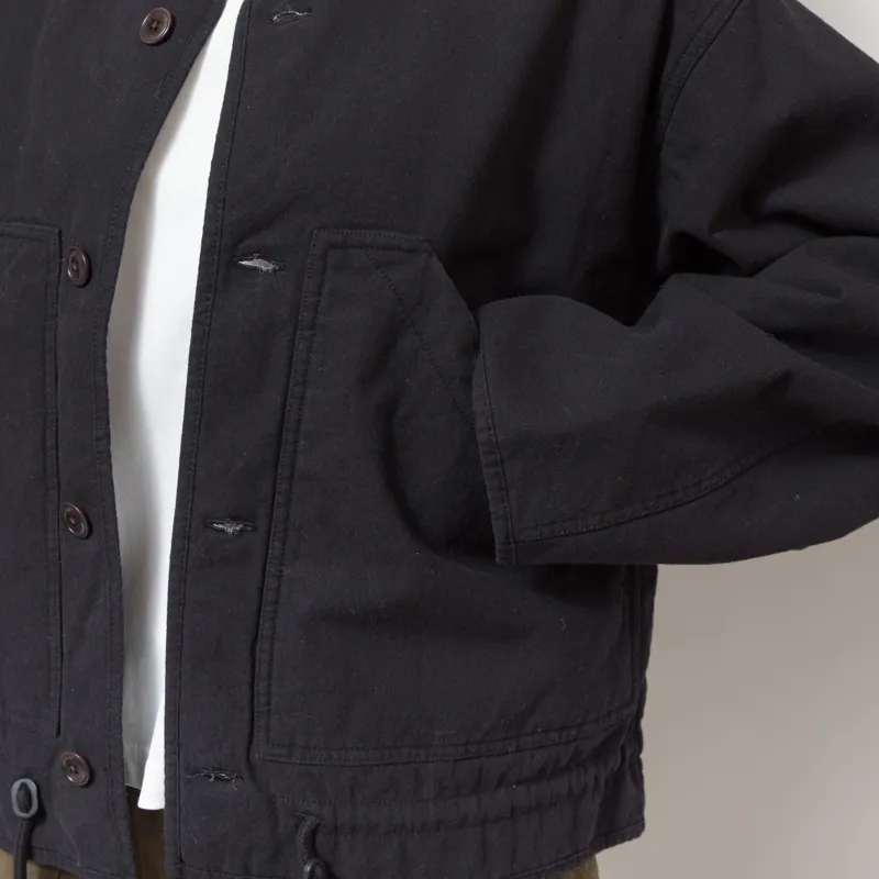 Girls of Dust Womens Neutron Jacket Padded Cotton Faded Black-5